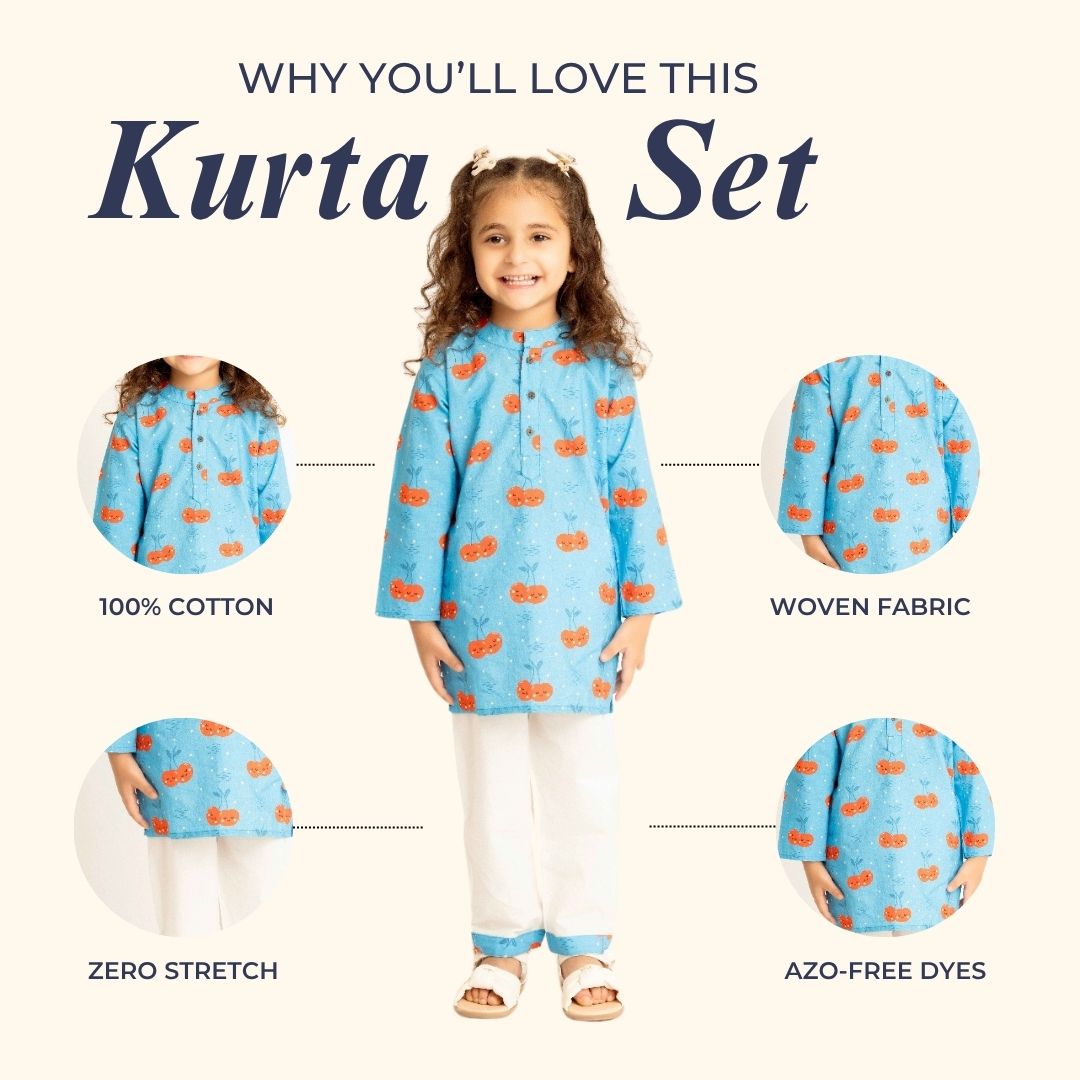 Cheeryful Cotton Kurta Set