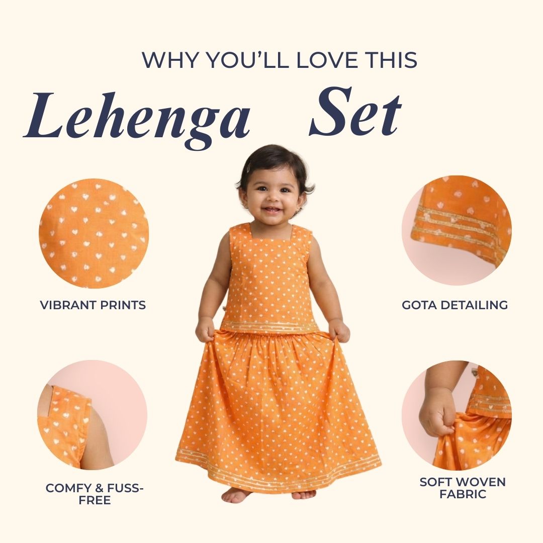 Hearts Lehenga Set
