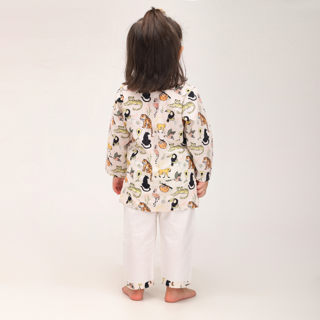 Rainforest Animals Kurta Set