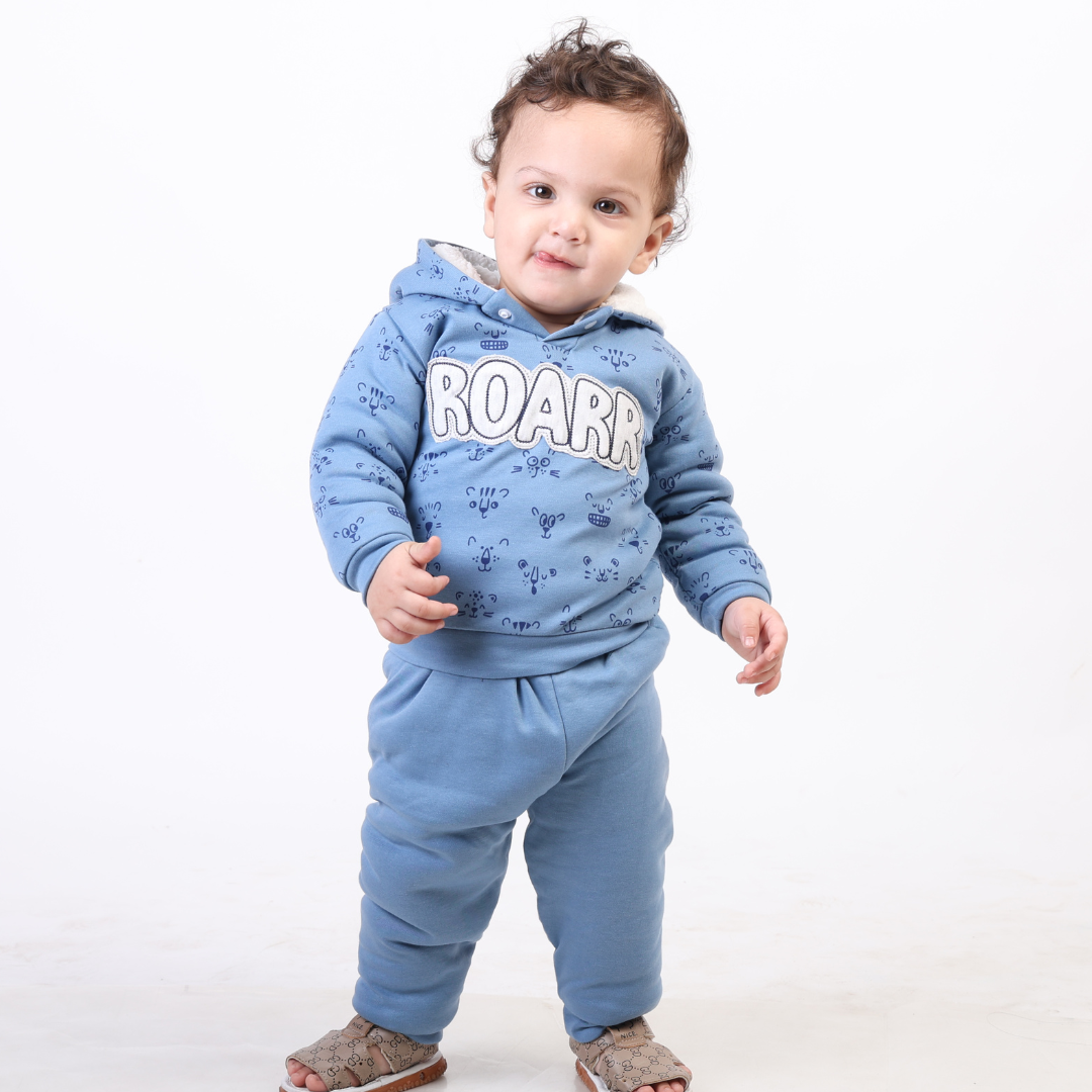 Roar Fleece Winter Co-ord set with Sherpa