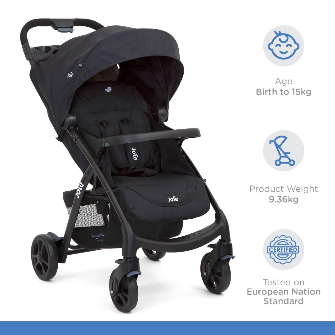 Joie Stroller Muze Lx Coal Birth to 36 Months