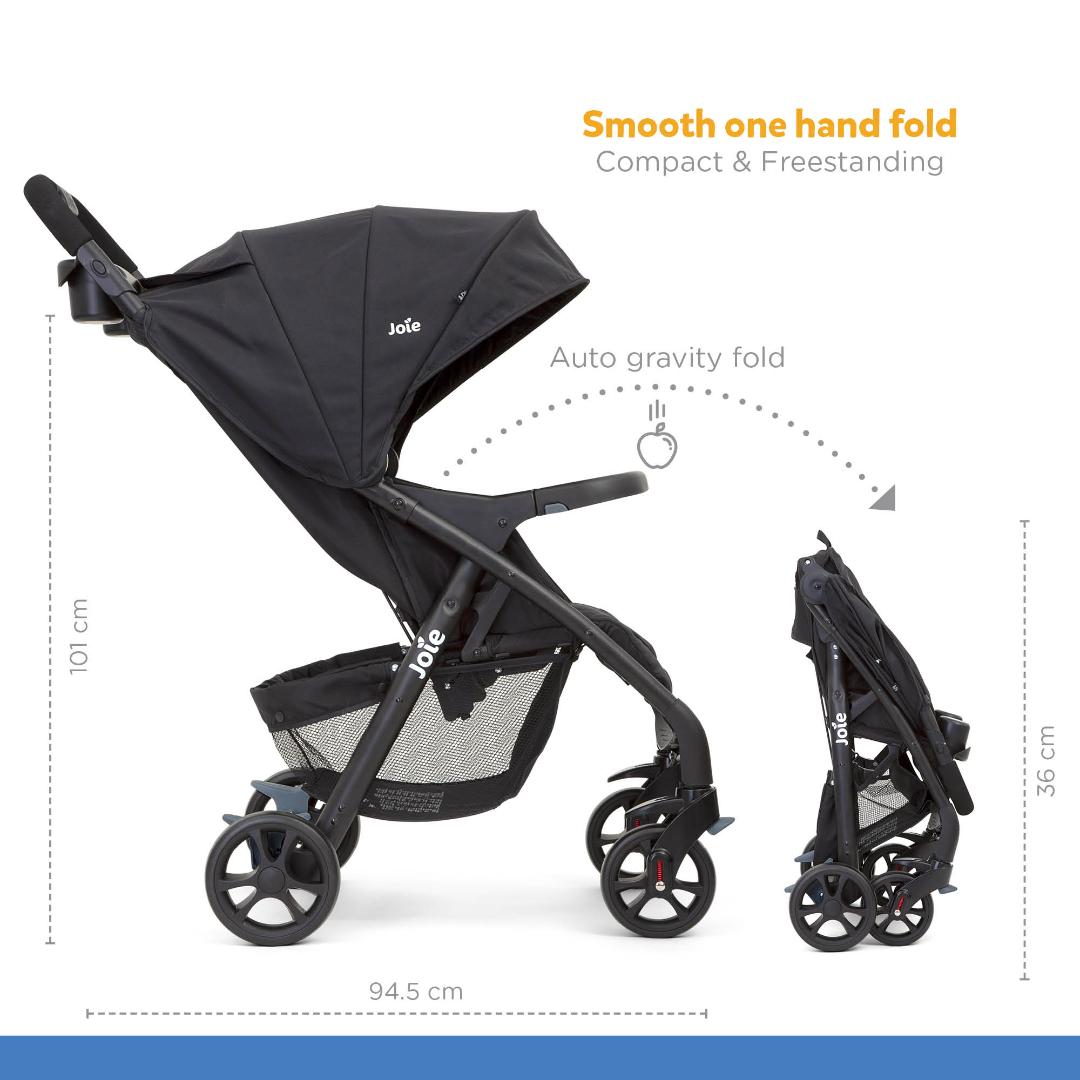 Joie Stroller Muze Lx Coal Birth to 36 Months