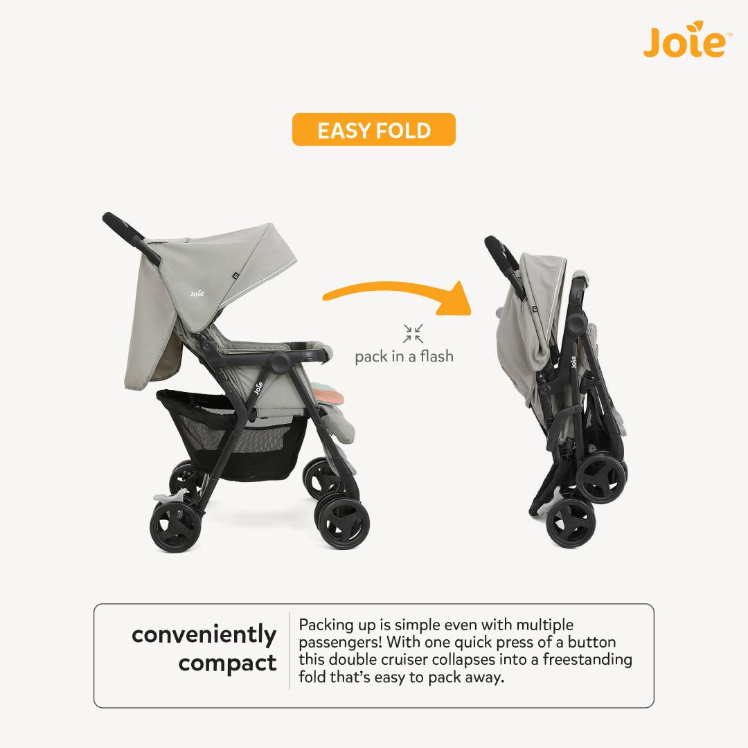 Joie Stroller Aire Twin Nectar &amp; Mineral Birth to 36 Months