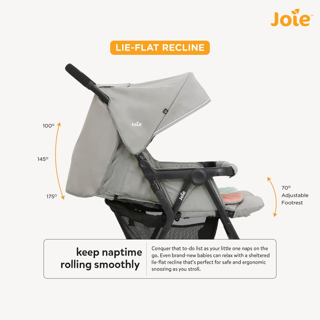 Joie Stroller Aire Twin Nectar &amp; Mineral Birth to 36 Months