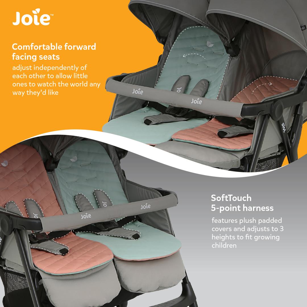 Joie Stroller Aire Twin Nectar &amp; Mineral Birth to 36 Months