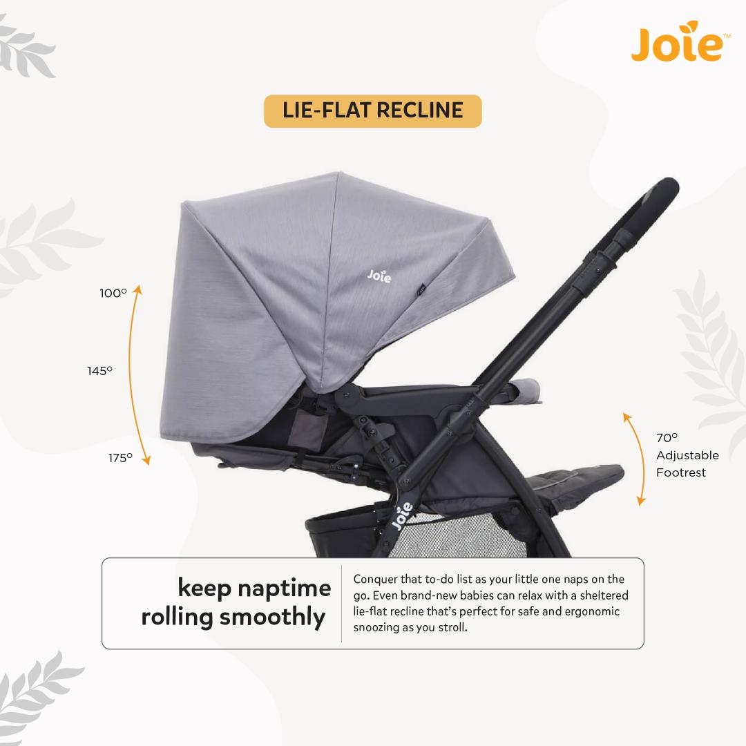 Joie Stroller Mirus Dark Pewter Birth to 36 Months