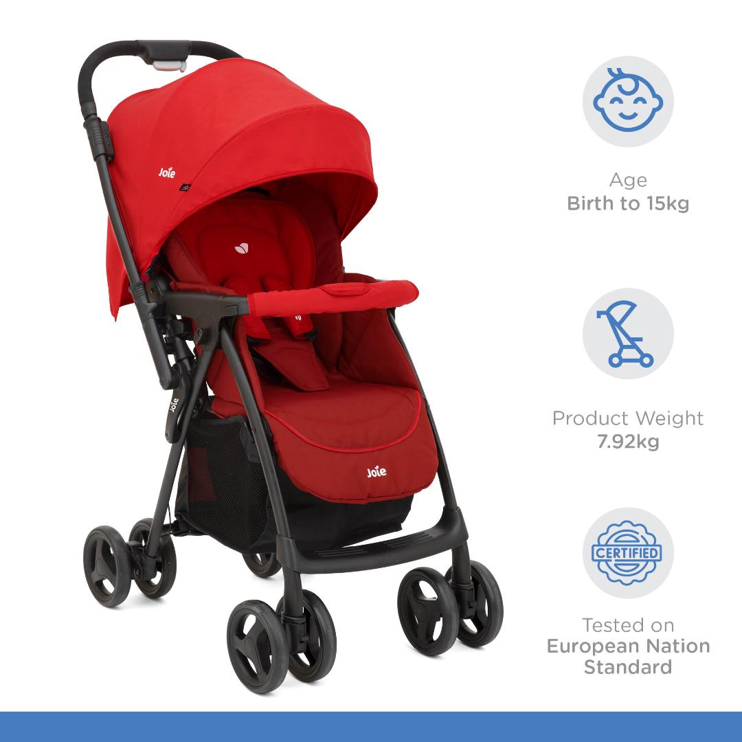 Joie Stroller Mirus Lychee Birth to 36 Months