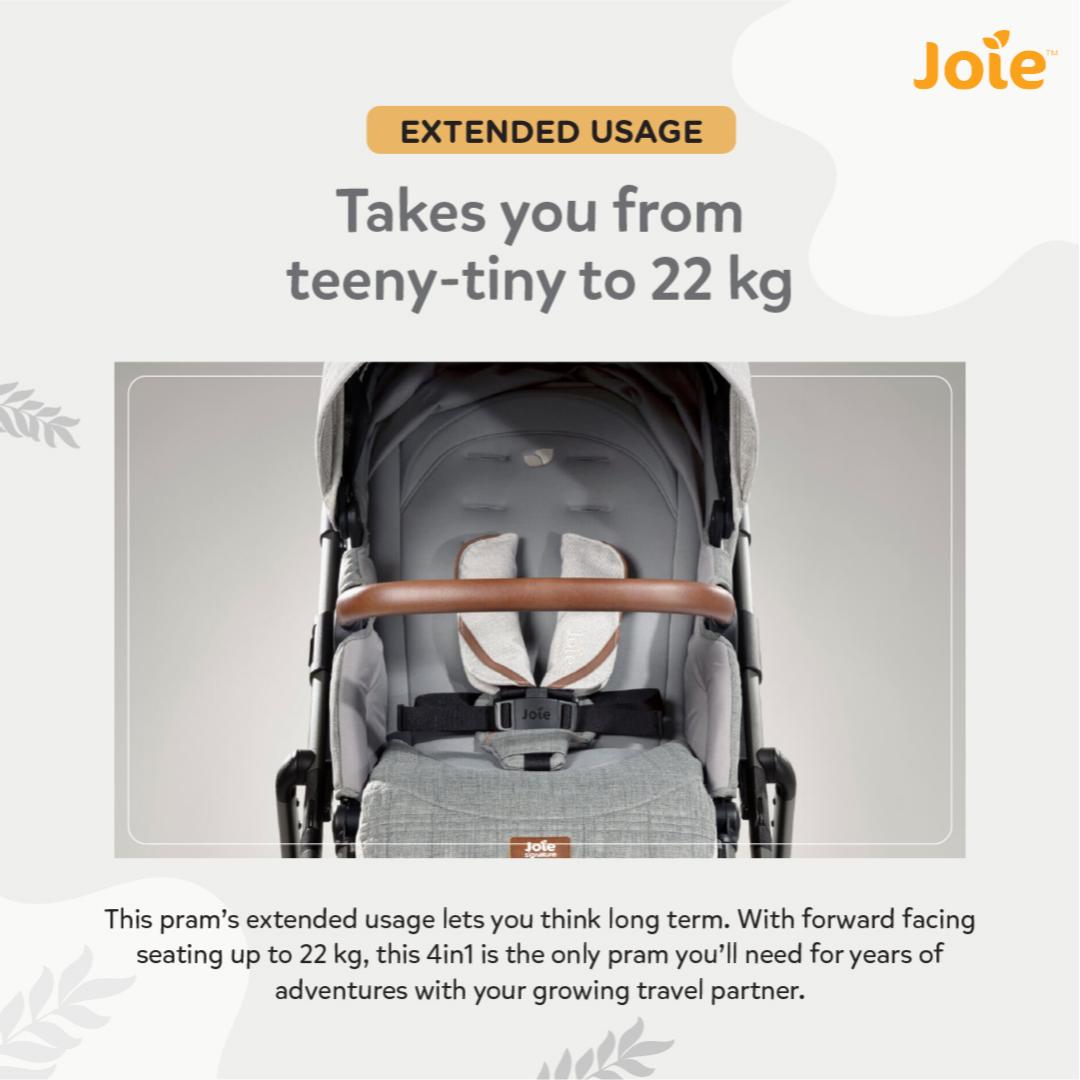 Joie Stroller Aeria S Carbon Birth to 48 Months