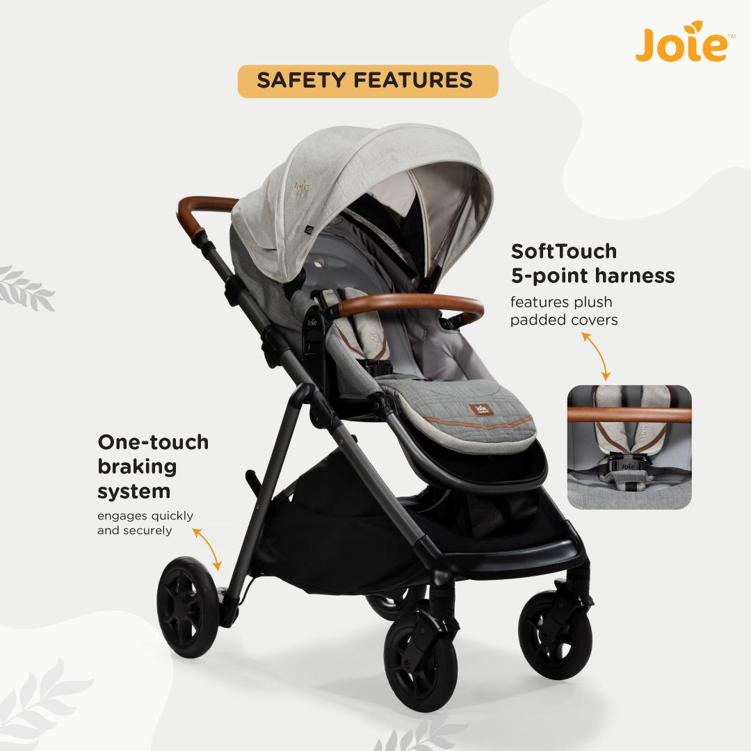 Joie Stroller AERIA S Oyester Birth to 48 Months