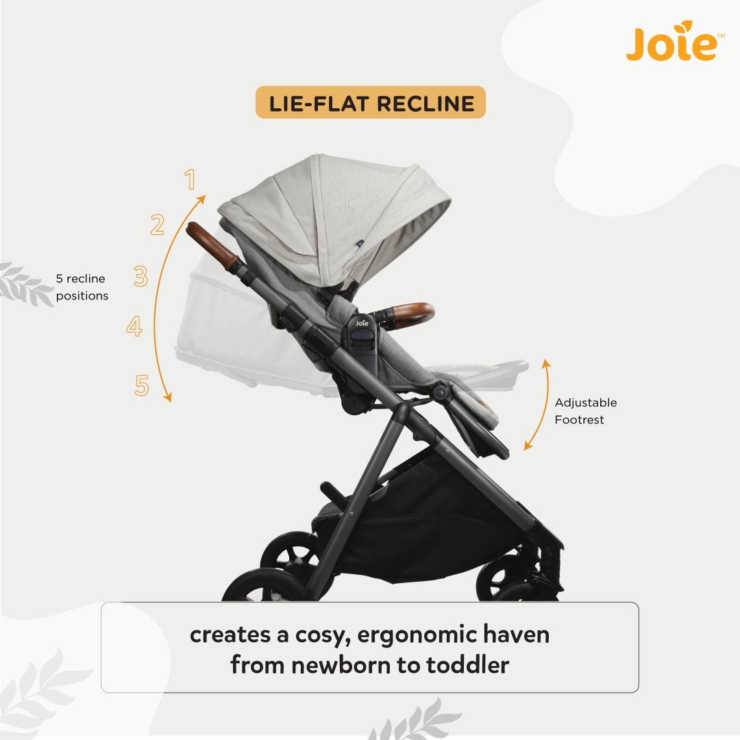 Joie Stroller AERIA S Oyester Birth to 48 Months