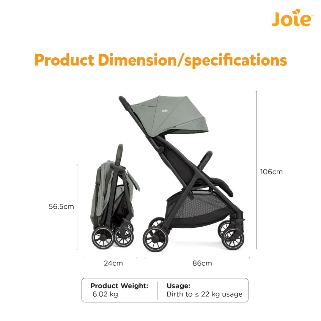 Joie Stroller Pact Pro Abyss Birth+ to 22 kg