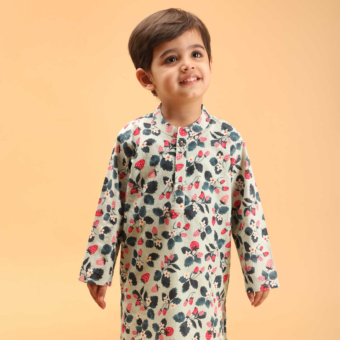 Strawberry Fields Kurta Set