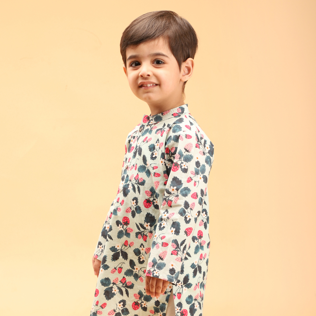 Strawberry Fields Kurta Set