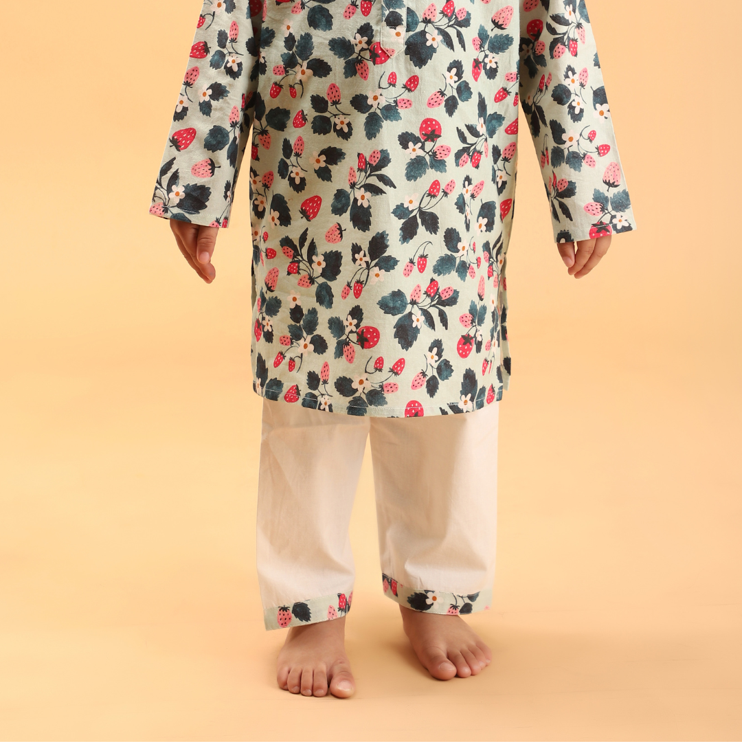 Strawberry Fields Kurta Set