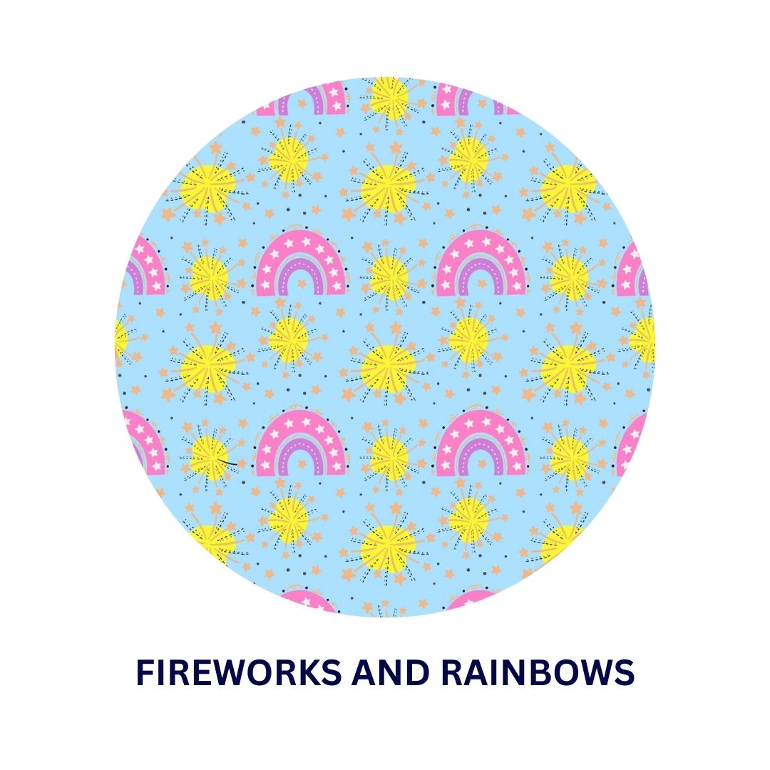 Fireworks &amp; Rainbows Kurta Set