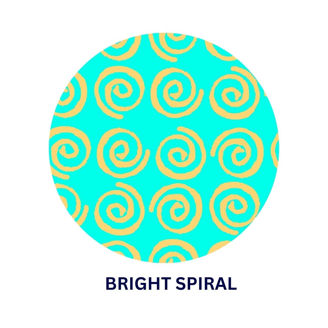 Bright Spiral Kurta Set
