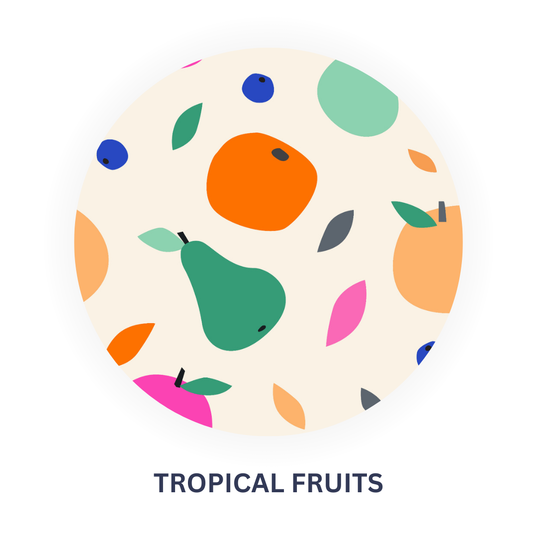 Tropical Fruits Full Sleeve Night Suit