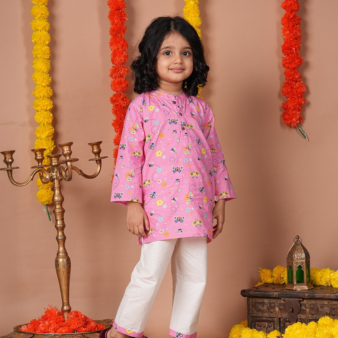Butterfly Bloom Kurta Set