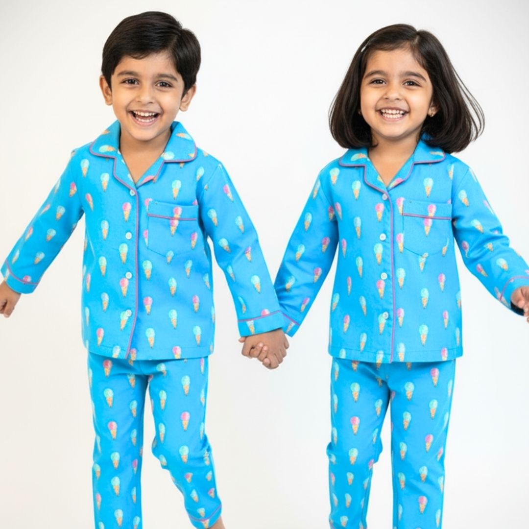 Ice cream Dreams Full Sleeves Night Suit