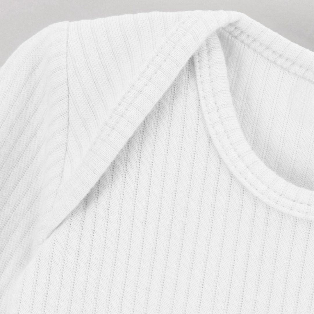 Pack Of 2 Thermal Rompers (White + Navy)