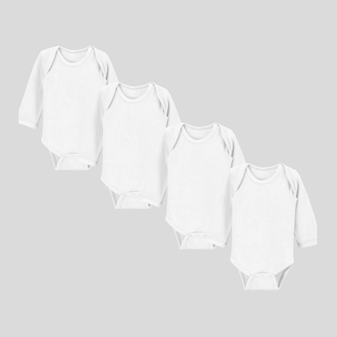 Pack Of 4 Thermal Rompers (NB - 2YRS)
