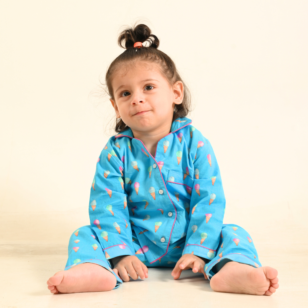 Ice cream Dreams Full Sleeves Night Suit