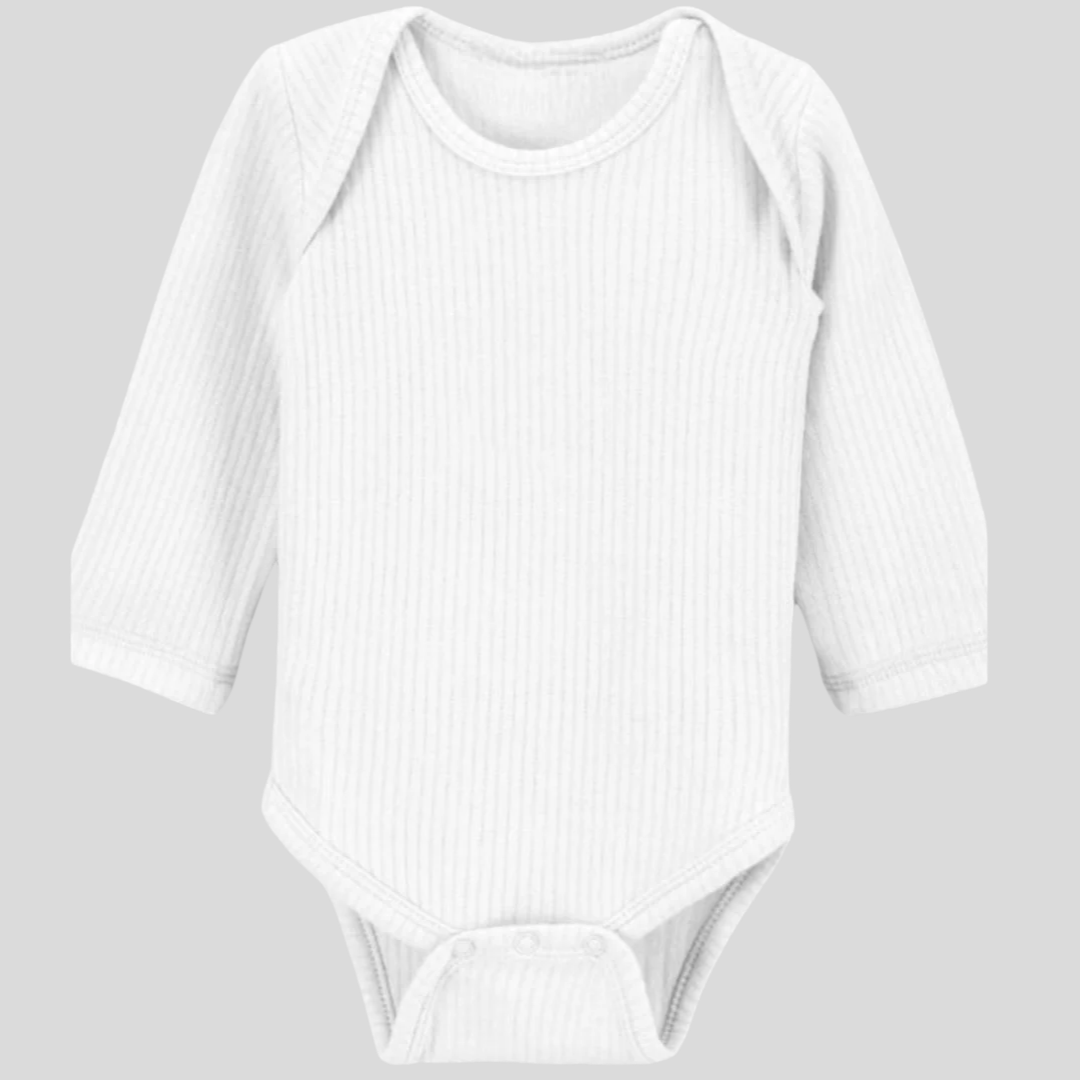 Pack Of 2 Thermal Rompers (Sky + White)