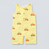 Cars Muslin Double Layer Romper: a soft, double-layered romper with a playful all-over car print.
