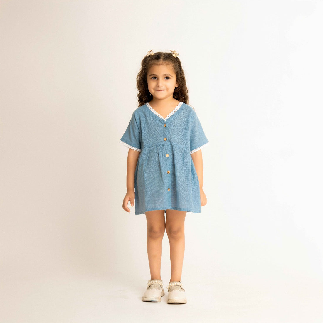 Blue Lagoon Cotton Dress