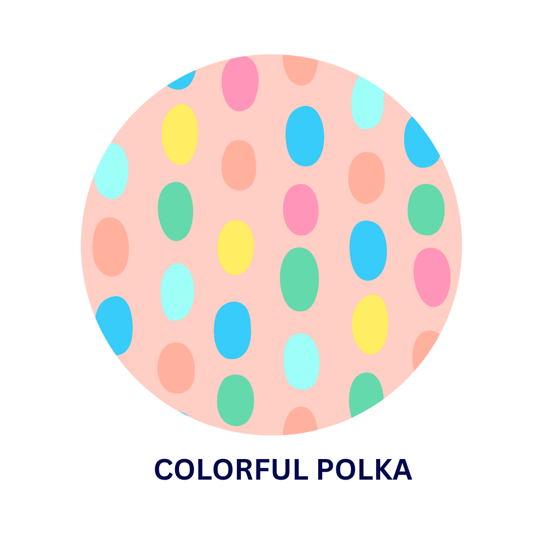 Colorful Polka Muslin Angrakha Set