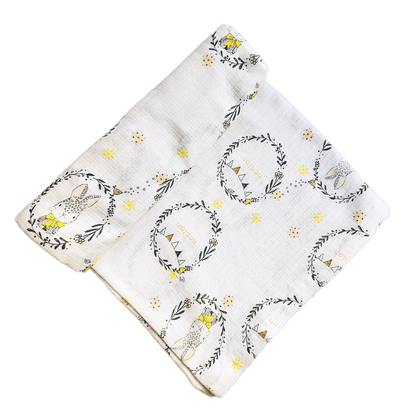 Rabbit Personalised Swaddle