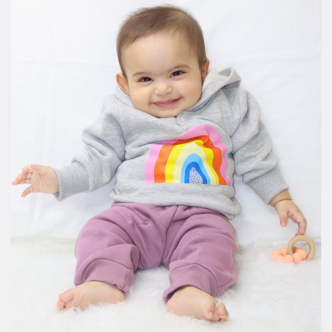 Rainbow 2-piece Sweatshirt Set