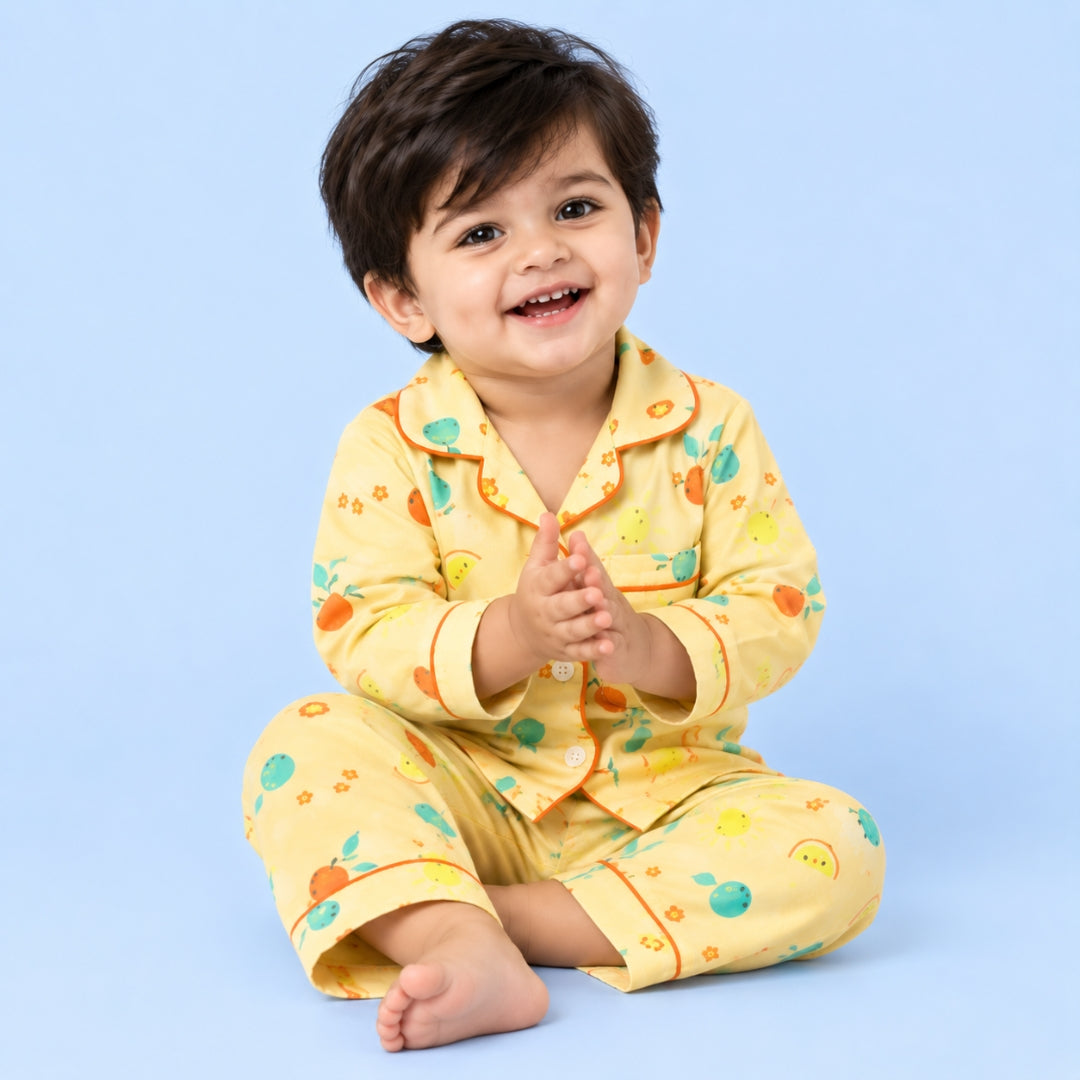 Summer Time Full Sleeves Night Suit