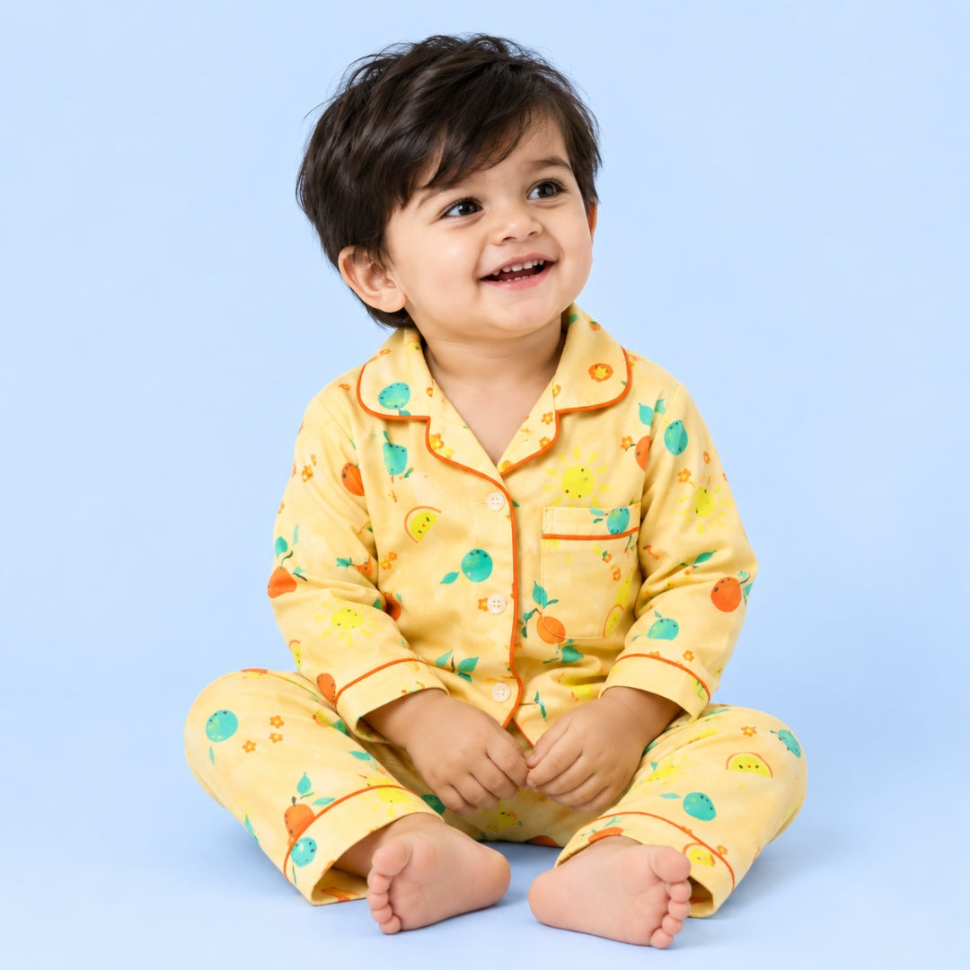 Summer Time Full Sleeves Night Suit