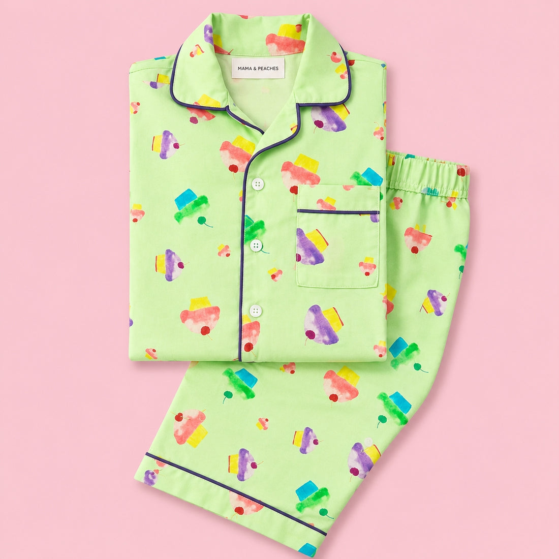 Cute Cupcakes Full Sleeves Night Suit