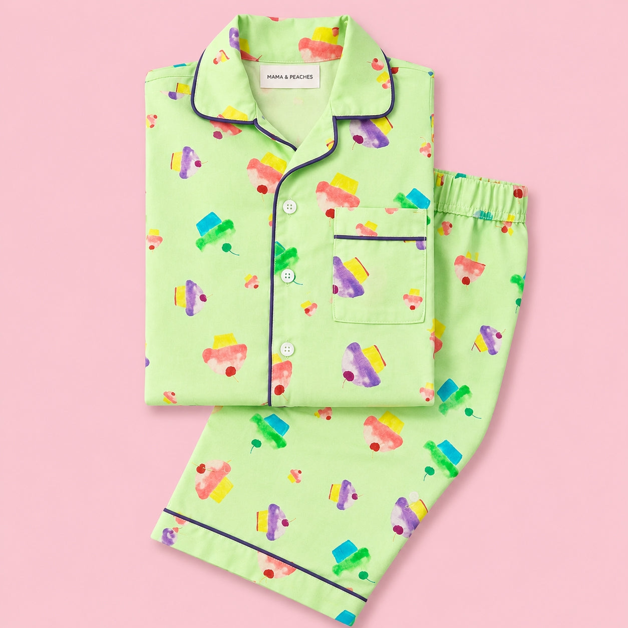 Cute Cupcakes Full Sleeves Night Suit