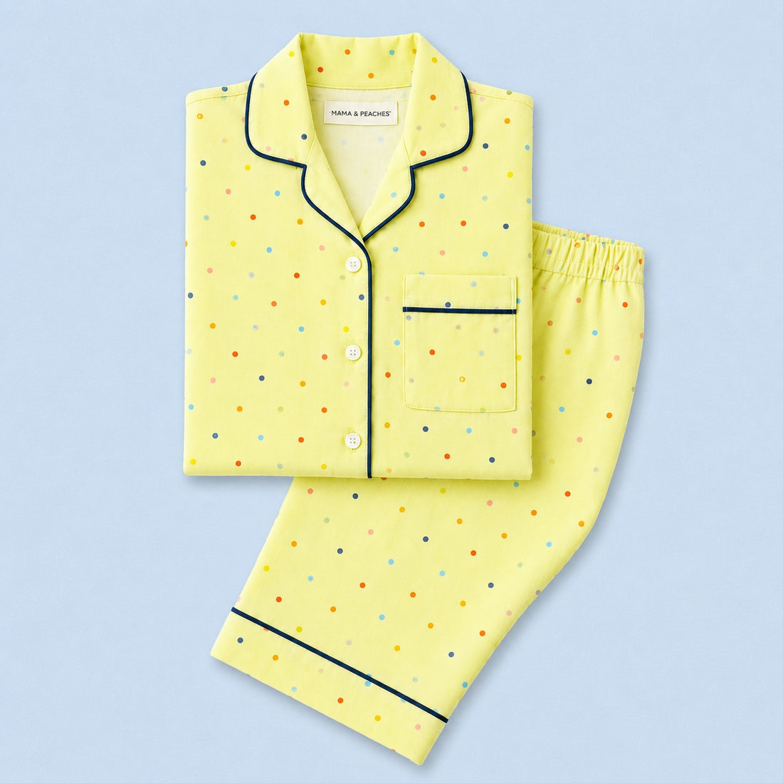 Polka Party Full Sleeves Night Suit