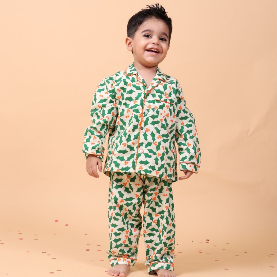 Mistletoe Full Sleeves Night Suit