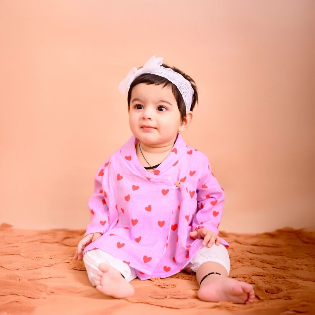 Love Muslin Angrakha Set
