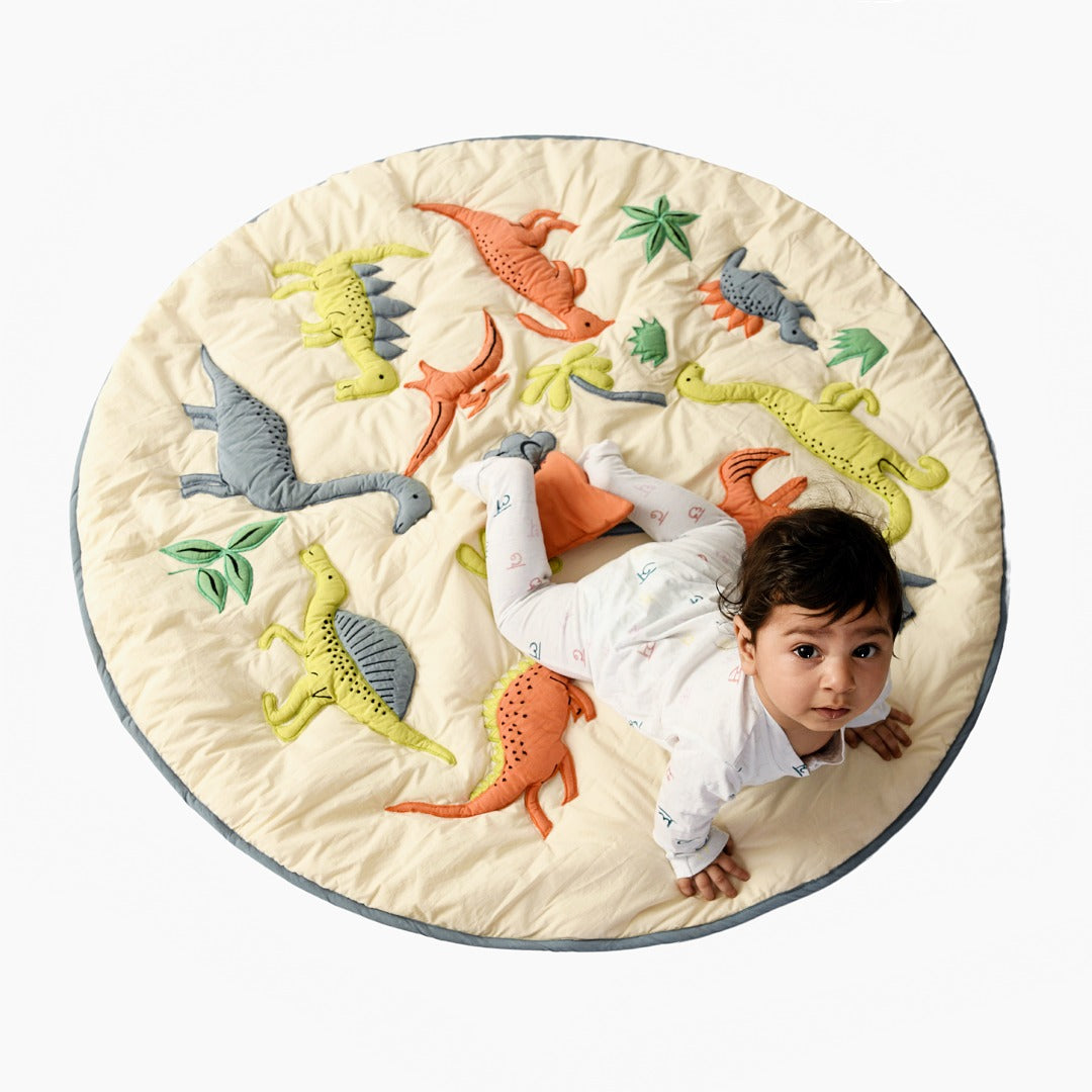 Quilted Dinosaur Activity Playmat