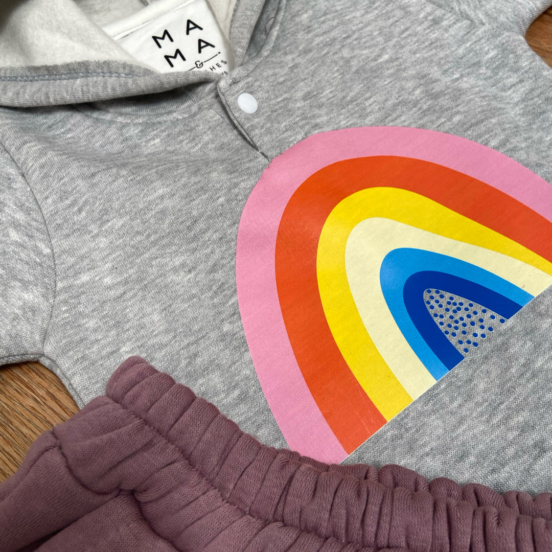 Rainbow 2-piece Sweatshirt Set