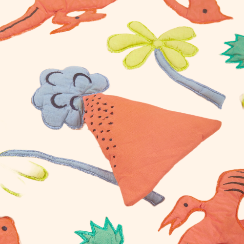 Quilted Dinosaur Activity Playmat