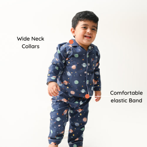 Space Night Suit (Full Sleeves)