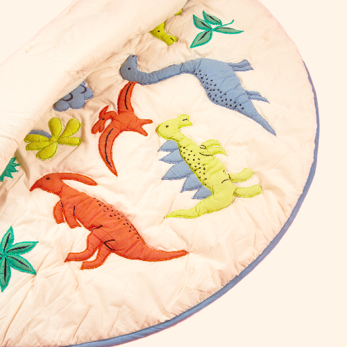 Quilted Dinosaur Activity Playmat