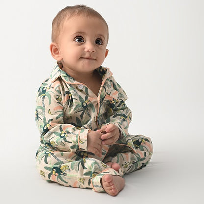 Tropical Toucan Night Suit (Full Sleeves)