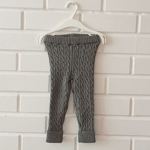 Grey Ellie Knitted Pants