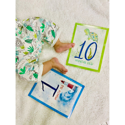 Milestone Cards | Nautical Theme