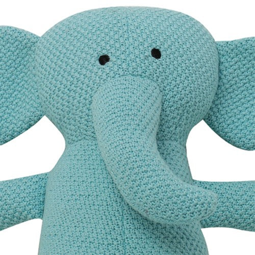 Little Ganesha - Pearl Aqua Color Cotton Knitted Plush Toy