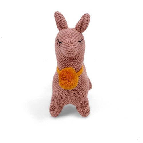 Sweet Llama - Pale Pink Color Cotton Knitted Plush Toy