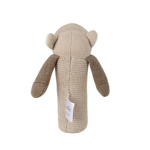Rattle Leo- Cotton Knitted Stuffed Toy